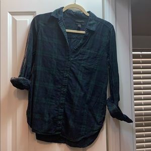 JCrew Boy Shirt Flannel blouse (2)